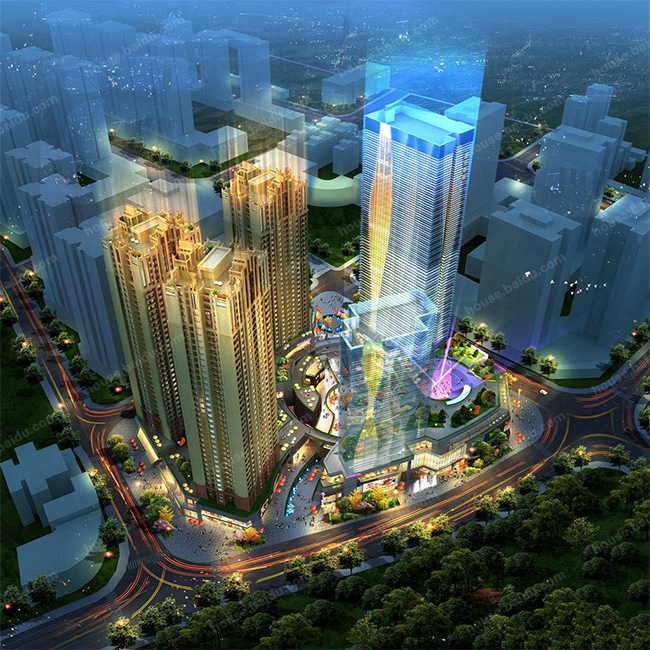 重庆蓝光大渡口39亩项目（中央广场）
